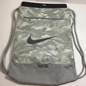 Nike Drawstring Gray Camouflage Brasilia Gymsack